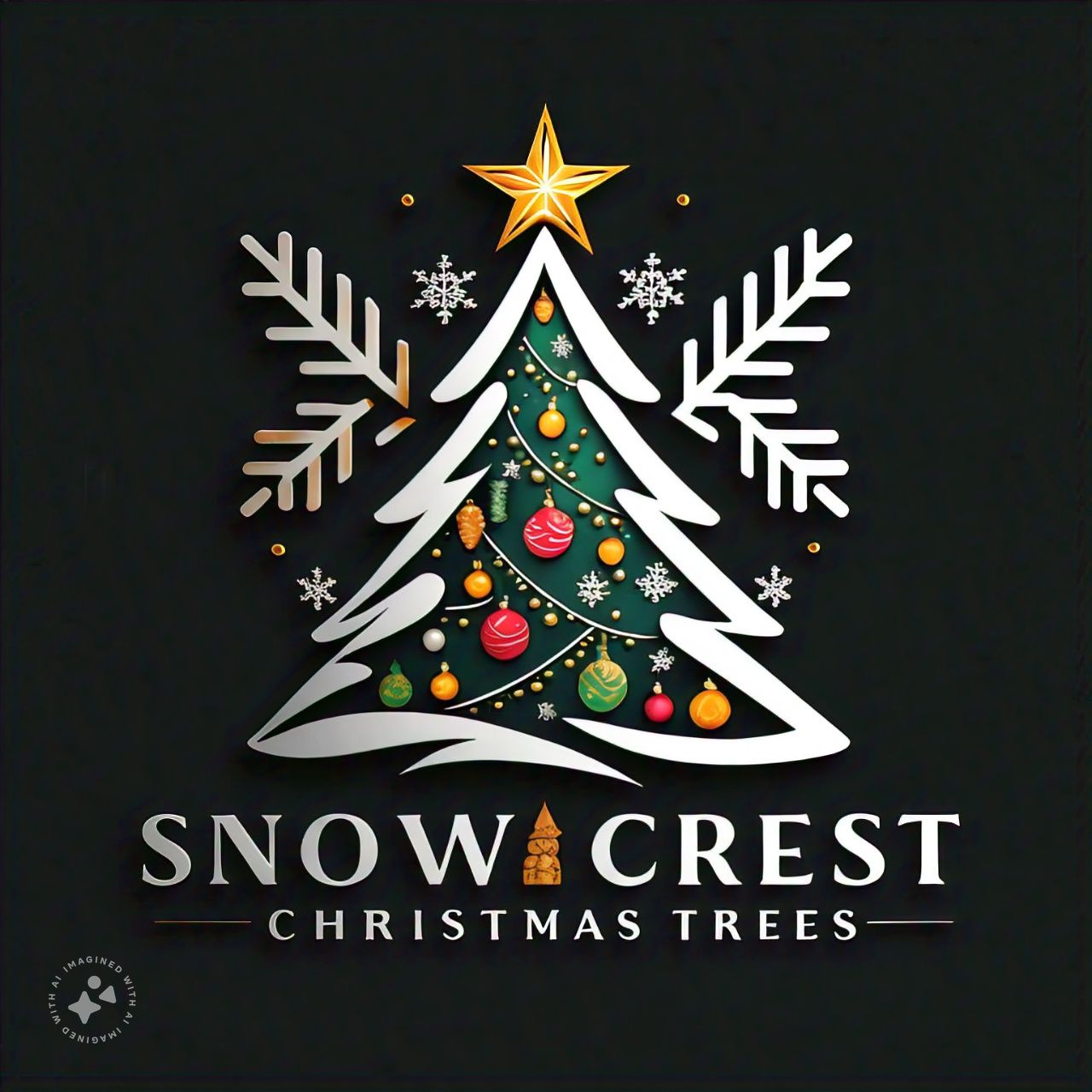 SNOW CREST CHRISTMAS TREES